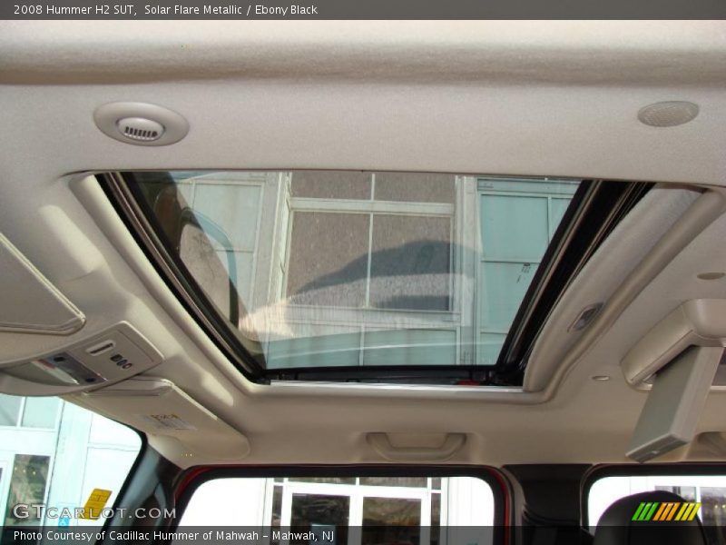 Solar Flare Metallic / Ebony Black 2008 Hummer H2 SUT