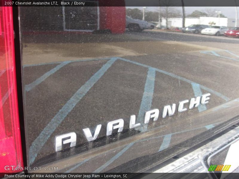 Black / Ebony 2007 Chevrolet Avalanche LTZ