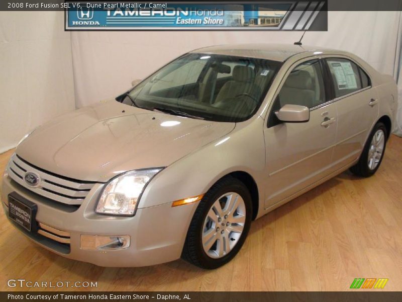 Dune Pearl Metallic / Camel 2008 Ford Fusion SEL V6