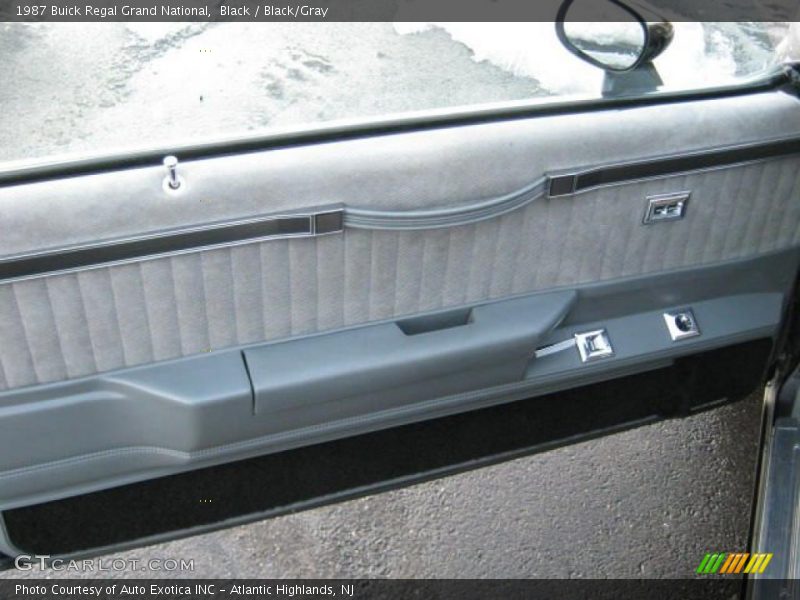 Black / Black/Gray 1987 Buick Regal Grand National