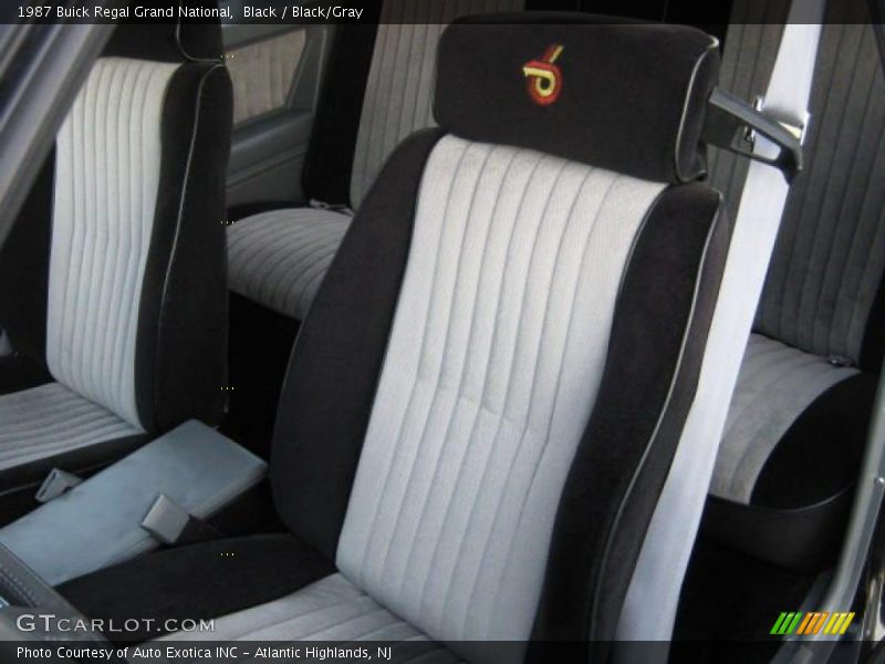 Black / Black/Gray 1987 Buick Regal Grand National