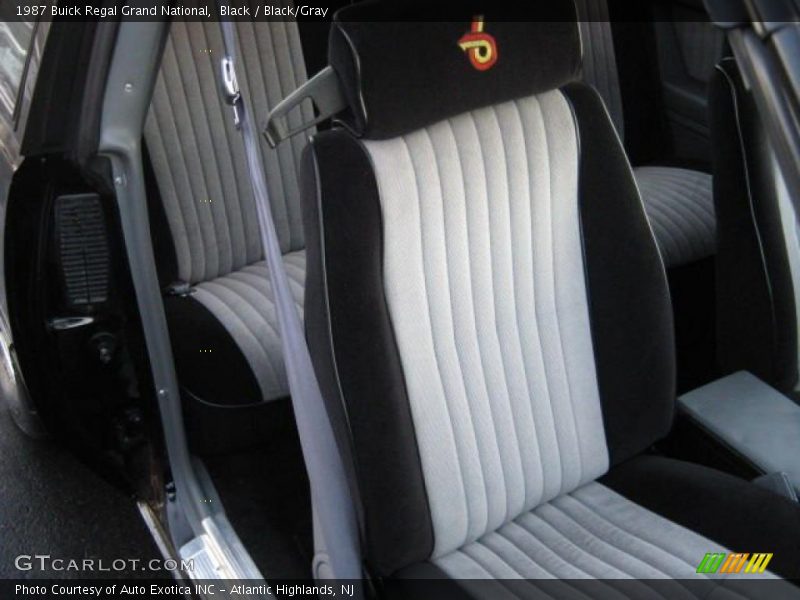 Black / Black/Gray 1987 Buick Regal Grand National