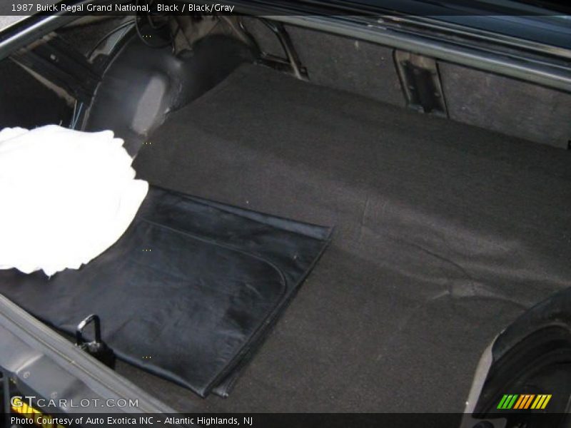 Black / Black/Gray 1987 Buick Regal Grand National