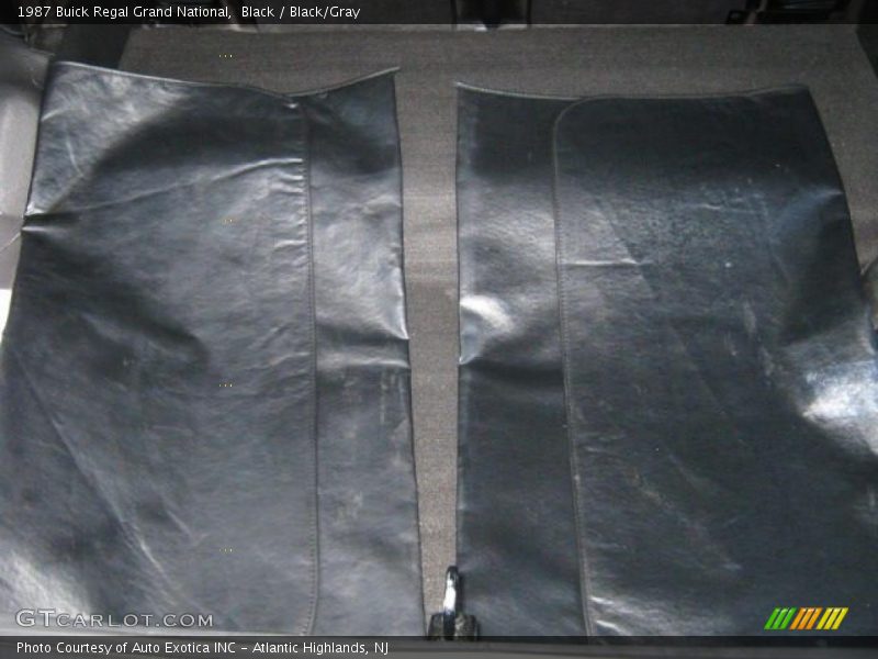 Black / Black/Gray 1987 Buick Regal Grand National