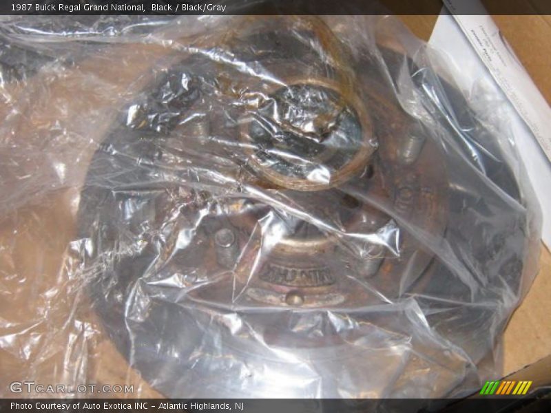 Black / Black/Gray 1987 Buick Regal Grand National