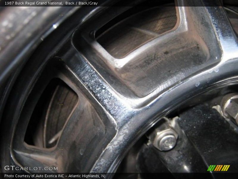 Black / Black/Gray 1987 Buick Regal Grand National
