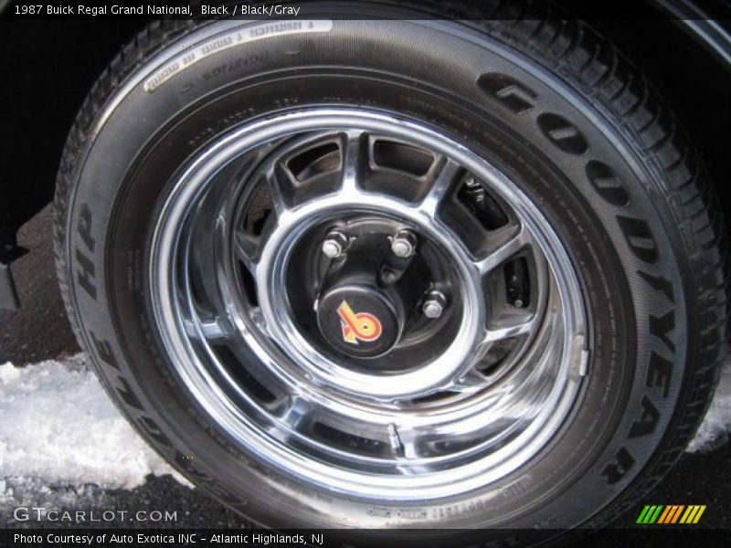 Black / Black/Gray 1987 Buick Regal Grand National