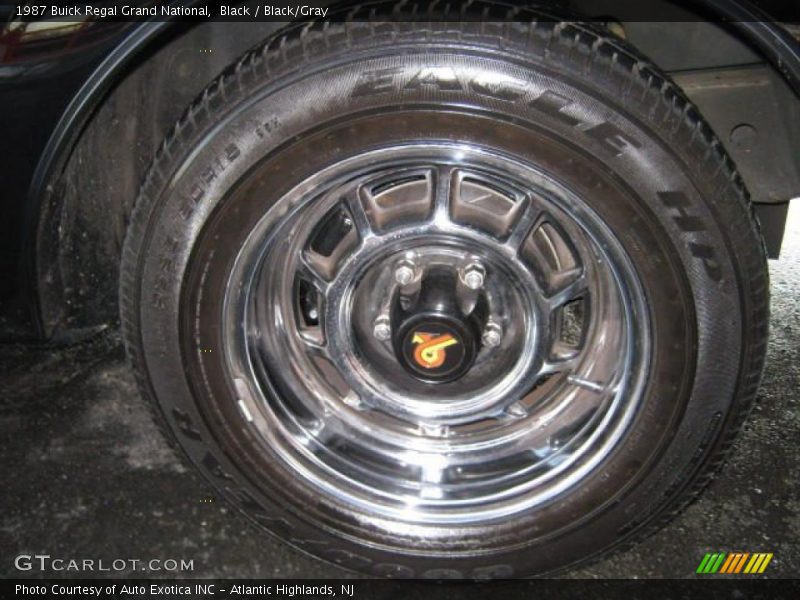 Black / Black/Gray 1987 Buick Regal Grand National