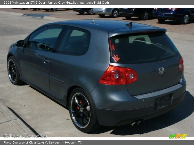 United Grey Metallic / Interlagos Plaid Cloth 2008 Volkswagen GTI 2 Door