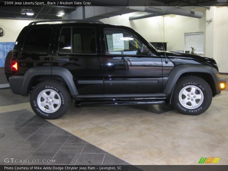 Black / Medium Slate Gray 2006 Jeep Liberty Sport