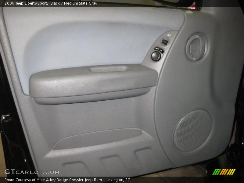Black / Medium Slate Gray 2006 Jeep Liberty Sport