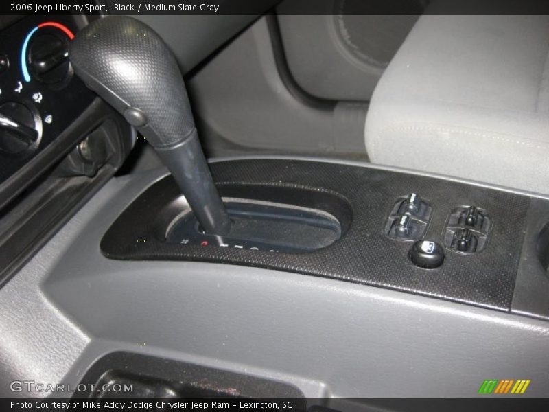 Black / Medium Slate Gray 2006 Jeep Liberty Sport