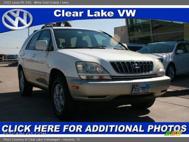 White Gold Crystal / Ivory 2003 Lexus RX 300