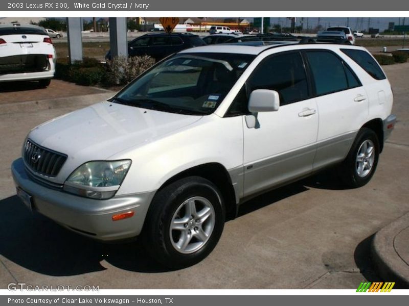 White Gold Crystal / Ivory 2003 Lexus RX 300