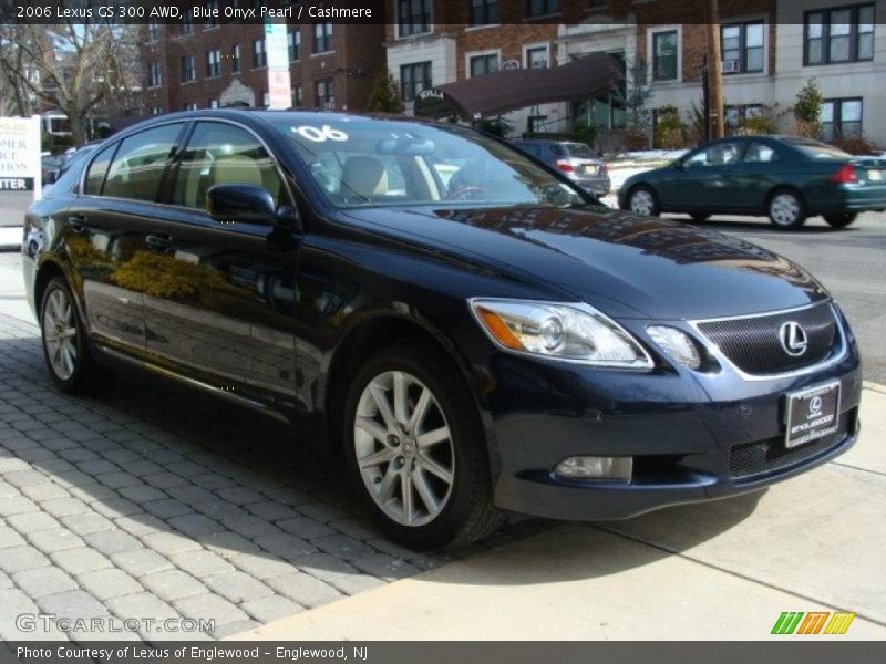 Blue Onyx Pearl / Cashmere 2006 Lexus GS 300 AWD