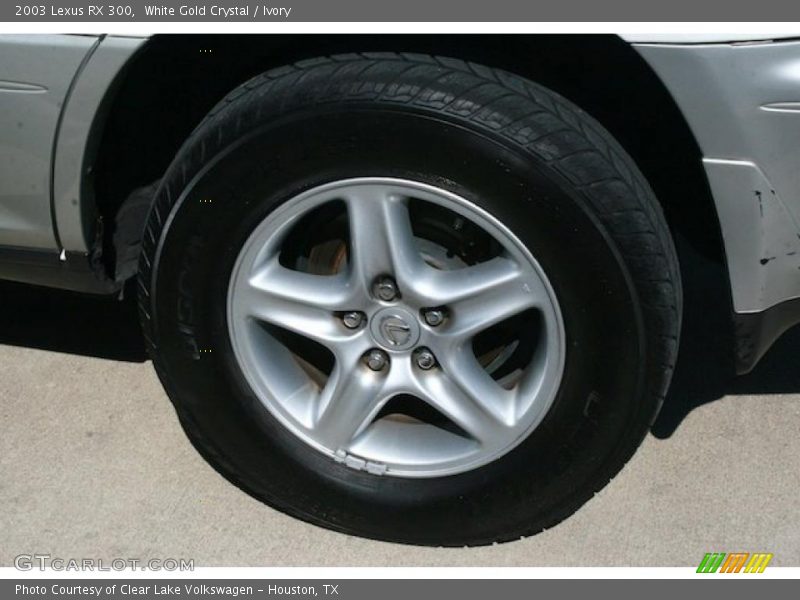 White Gold Crystal / Ivory 2003 Lexus RX 300