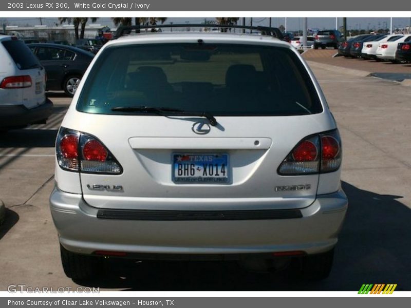 White Gold Crystal / Ivory 2003 Lexus RX 300