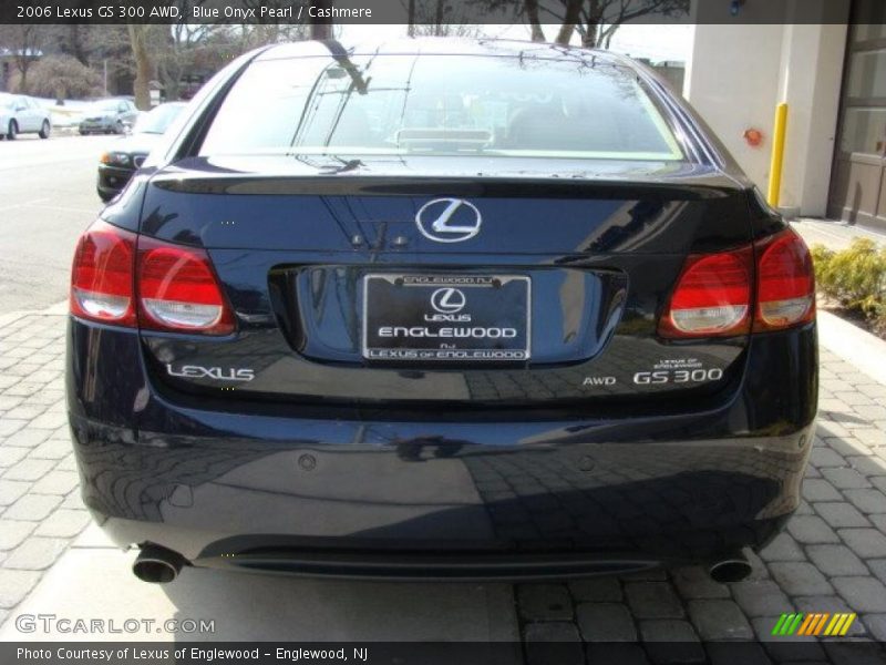 Blue Onyx Pearl / Cashmere 2006 Lexus GS 300 AWD