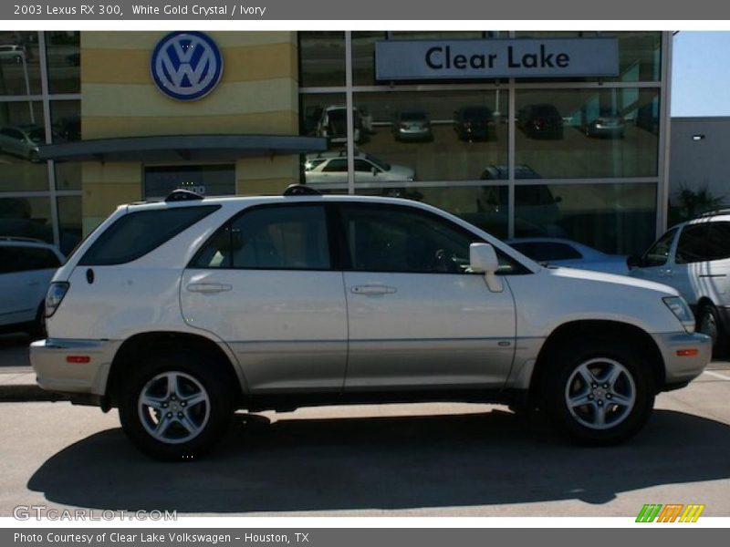 White Gold Crystal / Ivory 2003 Lexus RX 300