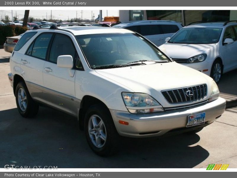 White Gold Crystal / Ivory 2003 Lexus RX 300