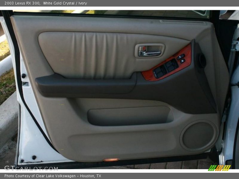 White Gold Crystal / Ivory 2003 Lexus RX 300