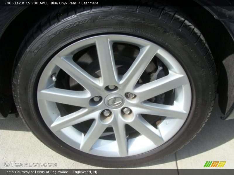 Blue Onyx Pearl / Cashmere 2006 Lexus GS 300 AWD