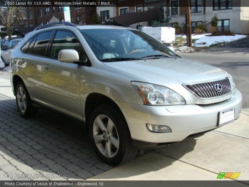 Millenium Silver Metallic / Black 2006 Lexus RX 330 AWD