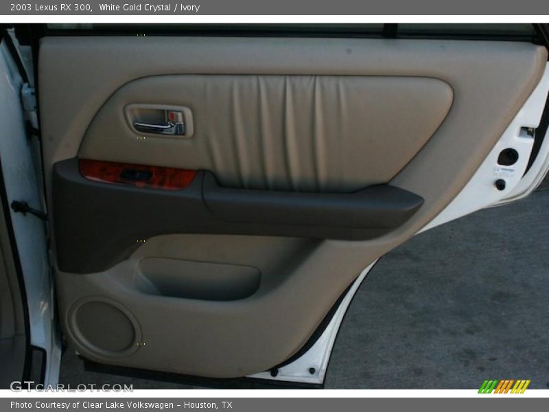 White Gold Crystal / Ivory 2003 Lexus RX 300