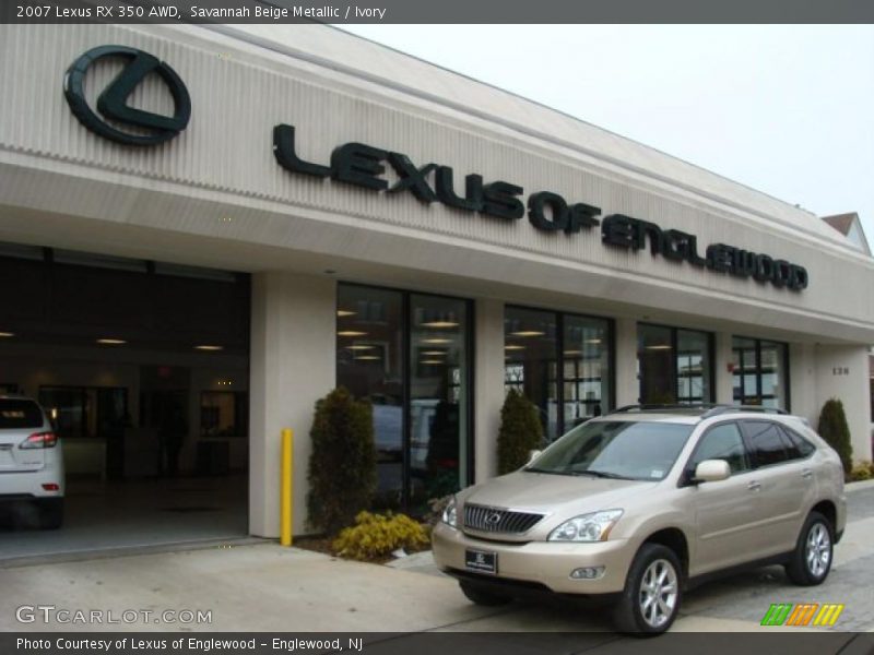 Savannah Beige Metallic / Ivory 2007 Lexus RX 350 AWD