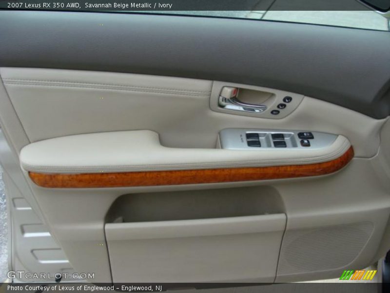 Savannah Beige Metallic / Ivory 2007 Lexus RX 350 AWD