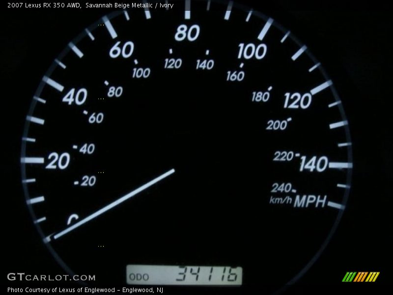 Savannah Beige Metallic / Ivory 2007 Lexus RX 350 AWD