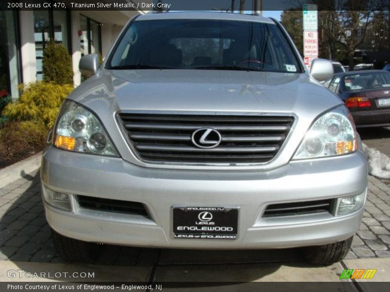 Titanium Silver Metallic / Dark Gray 2008 Lexus GX 470