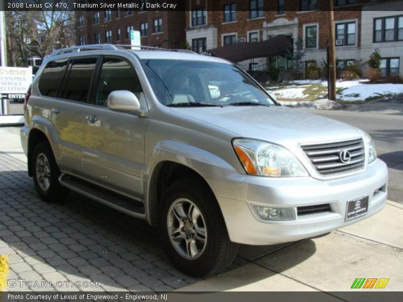 Titanium Silver Metallic / Dark Gray 2008 Lexus GX 470