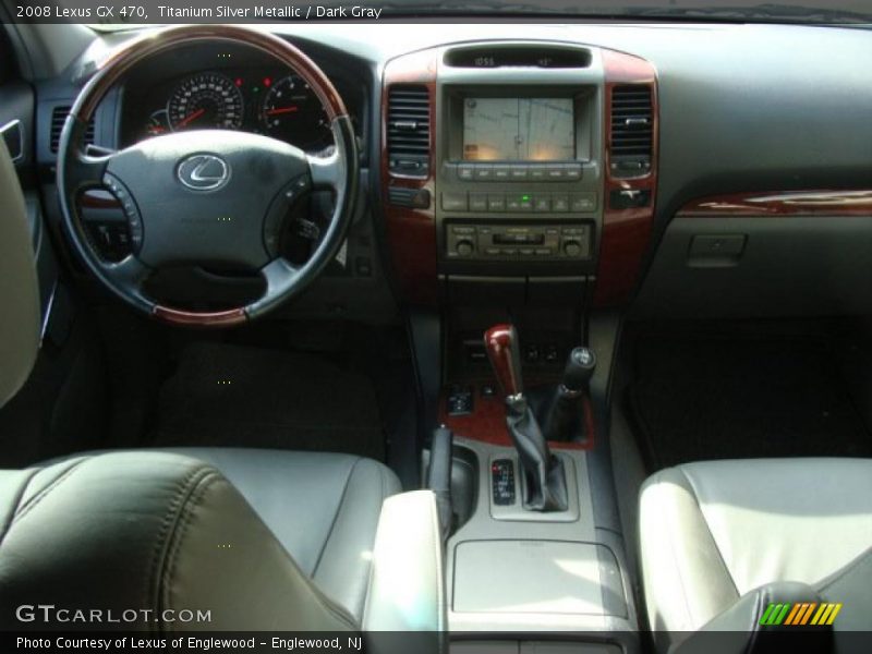 Titanium Silver Metallic / Dark Gray 2008 Lexus GX 470