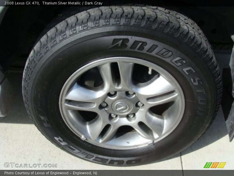 Titanium Silver Metallic / Dark Gray 2008 Lexus GX 470