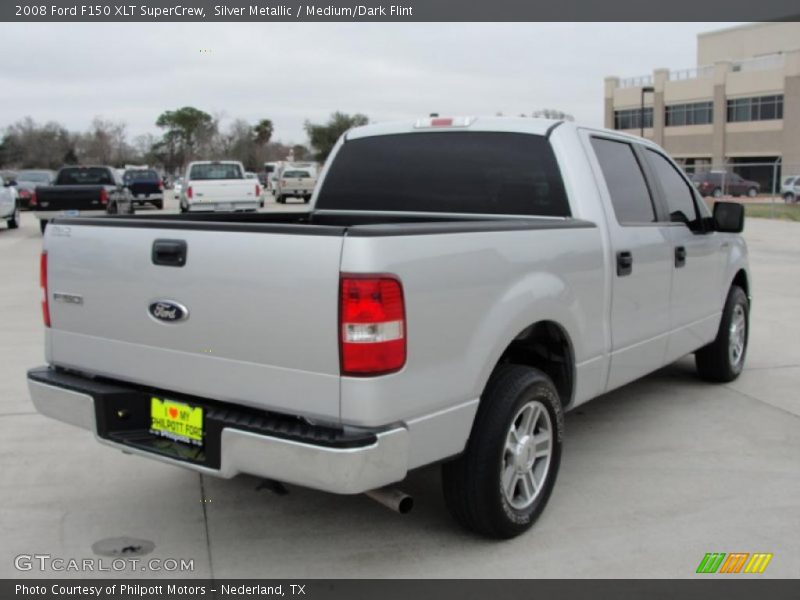 Silver Metallic / Medium/Dark Flint 2008 Ford F150 XLT SuperCrew