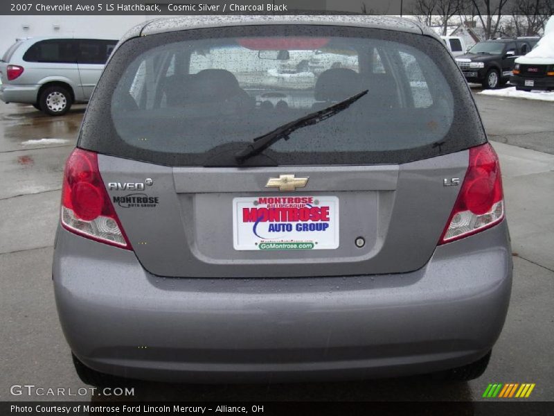 Cosmic Silver / Charcoal Black 2007 Chevrolet Aveo 5 LS Hatchback