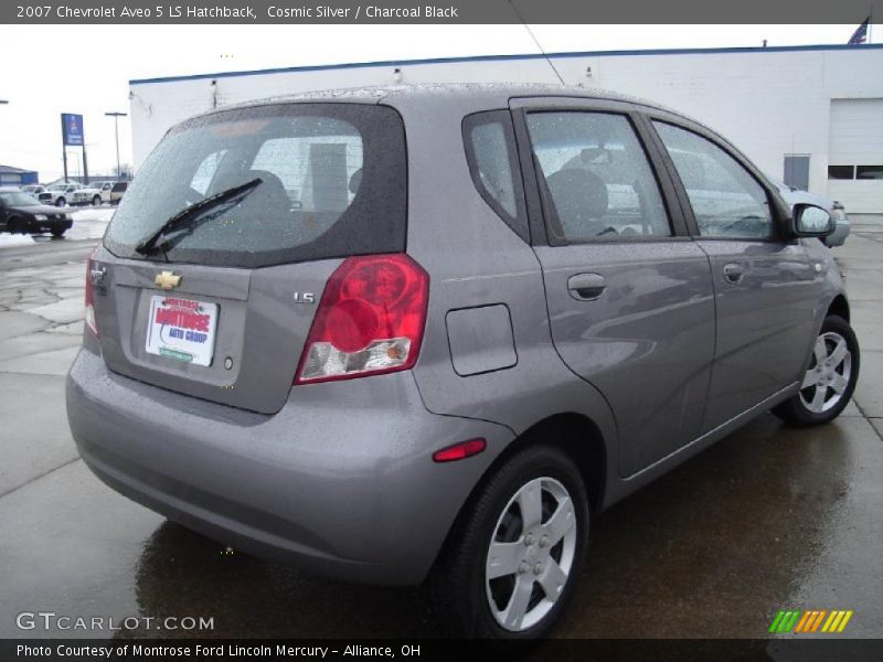 Cosmic Silver / Charcoal Black 2007 Chevrolet Aveo 5 LS Hatchback