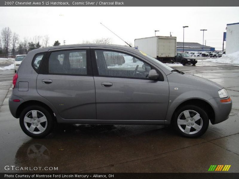 Cosmic Silver / Charcoal Black 2007 Chevrolet Aveo 5 LS Hatchback