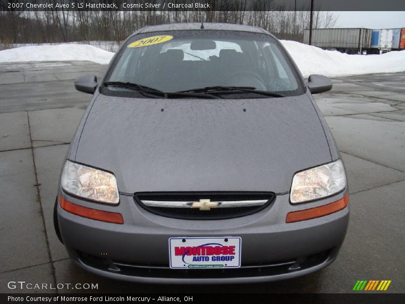 Cosmic Silver / Charcoal Black 2007 Chevrolet Aveo 5 LS Hatchback