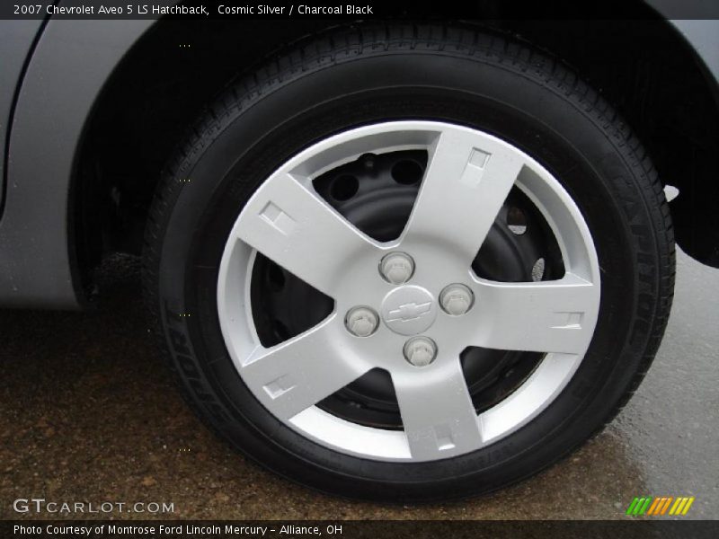 Cosmic Silver / Charcoal Black 2007 Chevrolet Aveo 5 LS Hatchback