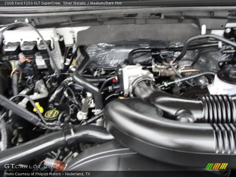 Silver Metallic / Medium/Dark Flint 2008 Ford F150 XLT SuperCrew