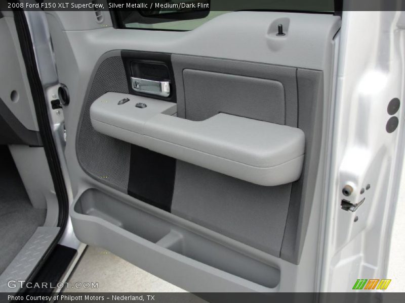 Silver Metallic / Medium/Dark Flint 2008 Ford F150 XLT SuperCrew