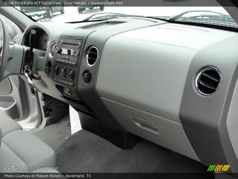 Silver Metallic / Medium/Dark Flint 2008 Ford F150 XLT SuperCrew