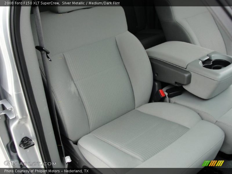 Silver Metallic / Medium/Dark Flint 2008 Ford F150 XLT SuperCrew