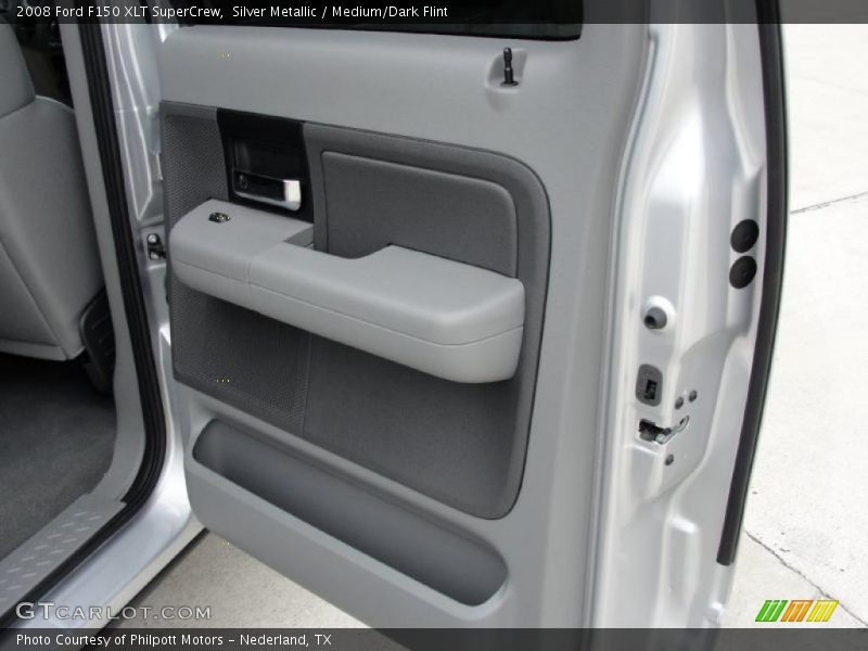 Silver Metallic / Medium/Dark Flint 2008 Ford F150 XLT SuperCrew