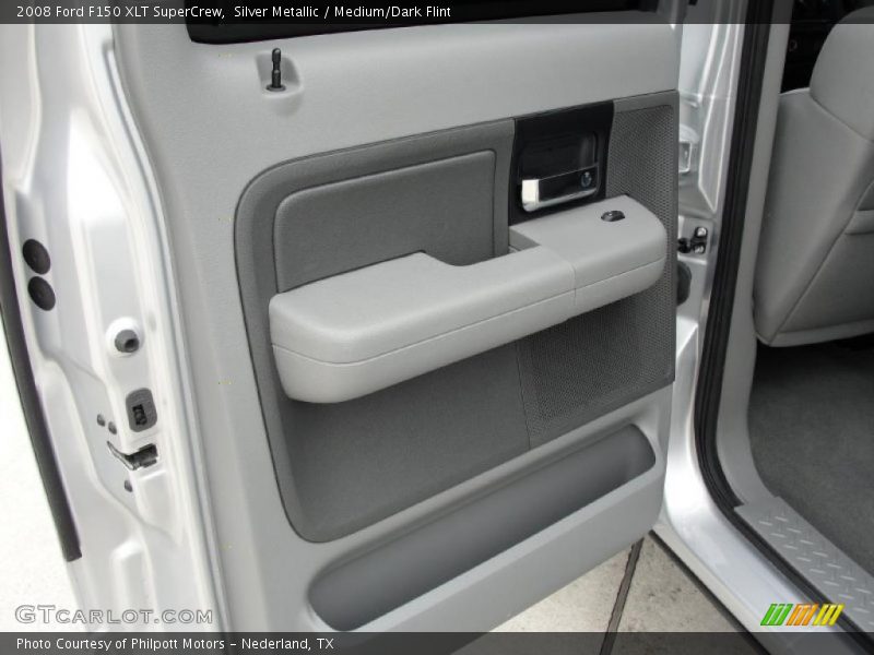 Silver Metallic / Medium/Dark Flint 2008 Ford F150 XLT SuperCrew