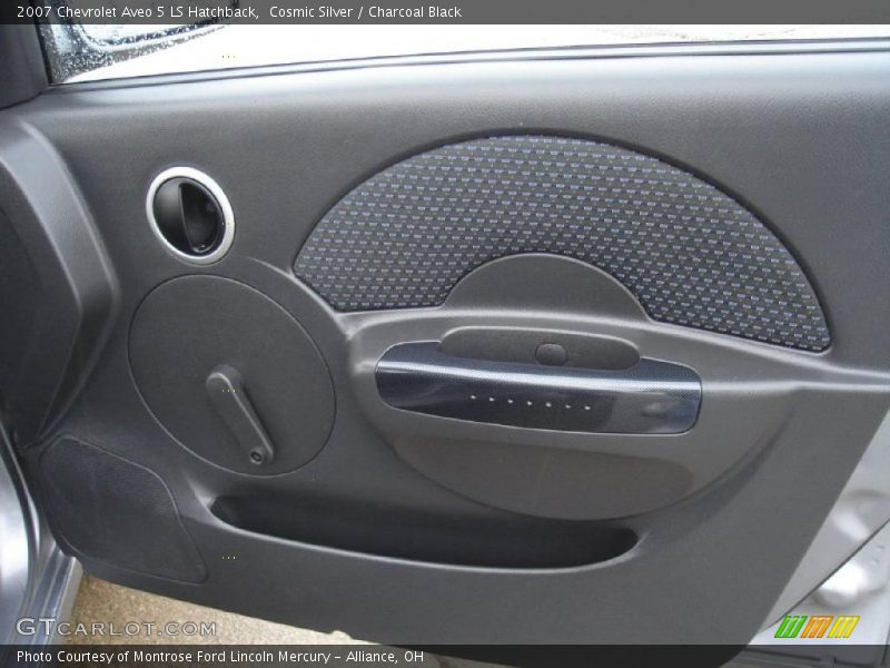 Cosmic Silver / Charcoal Black 2007 Chevrolet Aveo 5 LS Hatchback