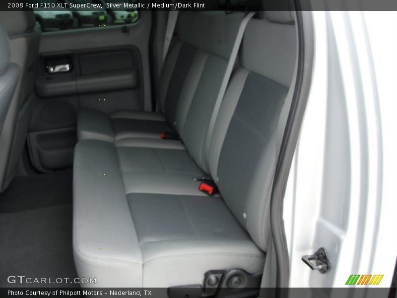 Silver Metallic / Medium/Dark Flint 2008 Ford F150 XLT SuperCrew