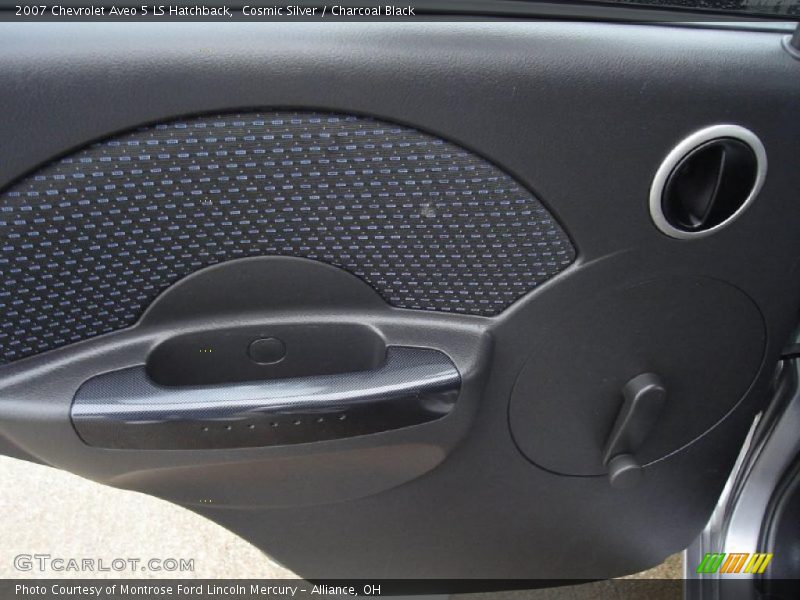 Cosmic Silver / Charcoal Black 2007 Chevrolet Aveo 5 LS Hatchback